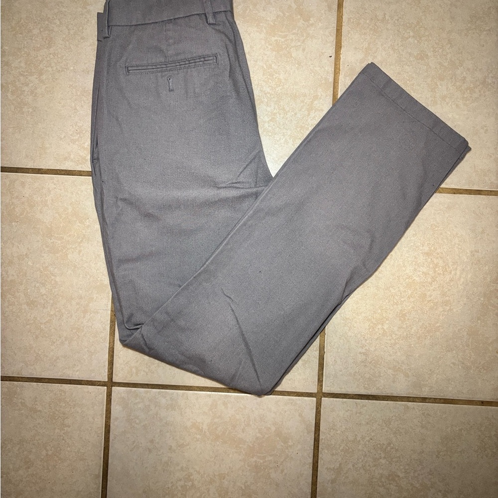 Old Navy Gray Dress Pants with Smooth Fabric